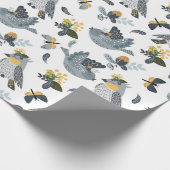 Papier Cadeau Oiseaux de campagne (Coin)