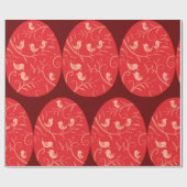 Papier Cadeau Oiseaux de Pâques (Plat)