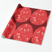 Papier Cadeau Oiseaux de Pâques (Déroulé)