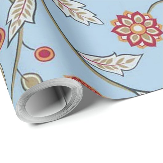 Papier Cadeau Oiseaux et fleurs, William Morris (Coin rond)