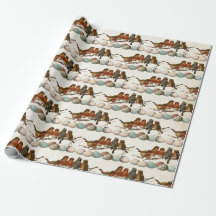 Oiseaux et oeufs Robin Parchemin Vintage Découpage
