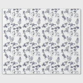Papier Cadeau Oiseaux fabuleux (Plat)
