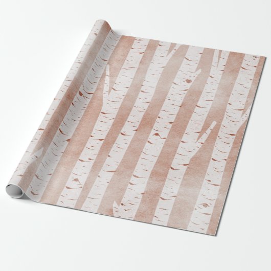 Papier Cadeau Oiseaux illustrés (Déroulé)