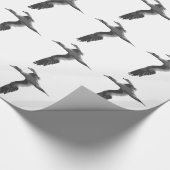 Papier Cadeau Oiseaux marins Abstraits (Coin)