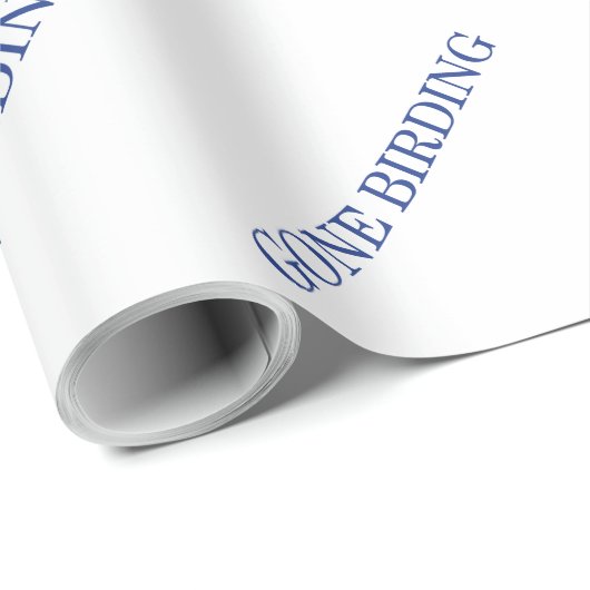 Papier Cadeau Oiseaux morts (Coin rond)