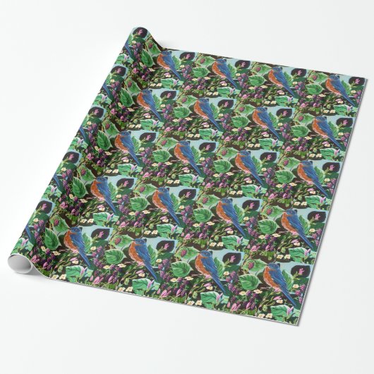 Papier Cadeau Oiseaux, Oiseaux et plus encore Oiseaux! (Déroulé)