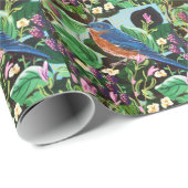 Papier Cadeau Oiseaux, Oiseaux et plus encore Oiseaux! (Coin rond)