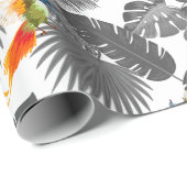 Papier Cadeau Oiseaux tropicaux (Coin rond)