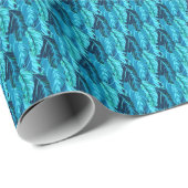 Papier Cadeau Oiseaux tropicaux (Coin rond)