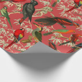 Papier Cadeau oiseaux vintages (Coin)