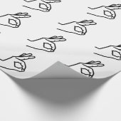 Papier Cadeau Ok de doigt de main (Coin)