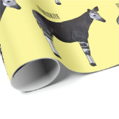 Papier Cadeau Okapi (Coin rond)