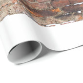 Papier Cadeau Old Brick (Coin rond)
