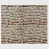Papier Cadeau Old Brick Walling (Plat)
