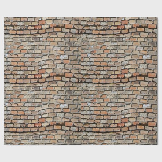 Papier Cadeau Old Brick Walling (Plat)
