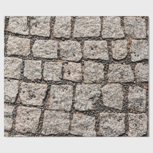 Papier Cadeau Old cobble stone pattern at the streetabstract, an (Plat)