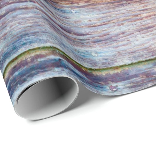 Papier Cadeau Old, rustic wood wall of an abandoned buildingweat (Coin rond)