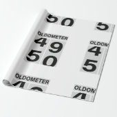 Papier Cadeau Oldometer 50e anniversaire (Déroulé)