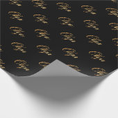 Papier Cadeau Olga gold Design Lettering (Coin)