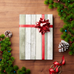 Papier Cadeau Olive bio Faux Ivoire Bois Grandes Pâtes Noël