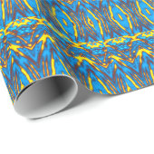 Papier Cadeau Olive doré (Coin rond)