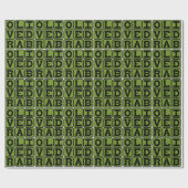Papier Cadeau Olive Drab, Couleur (Plat)