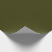 Papier Cadeau Olive foncé (Coin)
