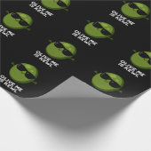 Papier Cadeau Olive Me Est Kewl Cool Olive Pun Dark BG (Coin)