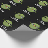 Papier Cadeau Olive Pour Puns Amusant Olive Fruit Pun Dark BG (Coin)