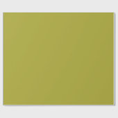 Papier Cadeau Olive Verte Uni (Plat)