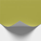 Papier Cadeau Olive Verte Uni (Coin)
