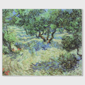 Papier Cadeau Oliveraie par Vincent van Gogh (Plat)