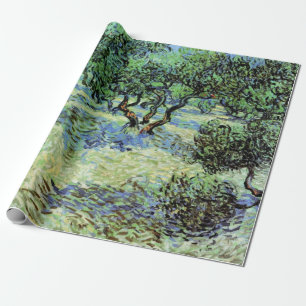 Papier Cadeau Oliveraie par Vincent van Gogh