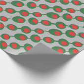 Papier Cadeau Olives Atomiques Rétro (Coin)