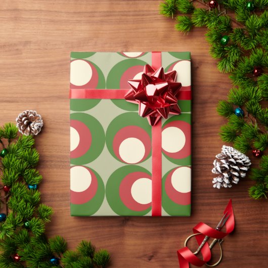 Papier Cadeau Olives de Noël (Cadeau de vacances)