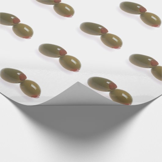 Papier Cadeau Olives vertes (Coin)