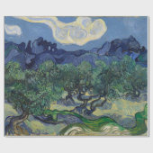 Papier Cadeau Oliviers aux Alpilles par Vincent van Gogh (Plat)