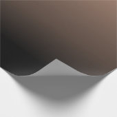 Papier Cadeau Ombrage plat monochrome de goût (Coin)