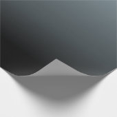 Papier Cadeau Ombrage plat monochrome de goût (Coin)