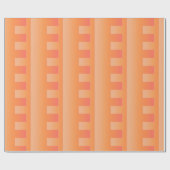 Papier Cadeau Ombre Abstrait dans les tons orange (Plat)