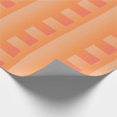 Papier Cadeau Ombre Abstrait dans les tons orange (Coin)