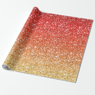 Papier Cadeau Ombre ardent avec l'effet de parties scintillantes