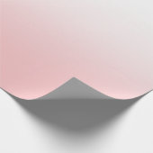 Papier Cadeau Ombre blanche et corail rose (Coin)