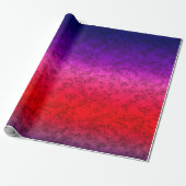 Papier Cadeau Ombre bleu-rouge (Déroulé)