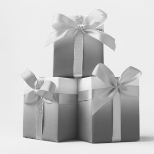 Papier Cadeau Ombre Gris Monotone Moderne
