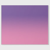 Papier Cadeau Ombre moderne violet rose (Plat)