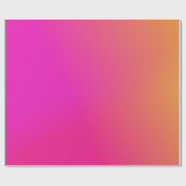 Papier Cadeau Ombre rose orange jaune (Plat)