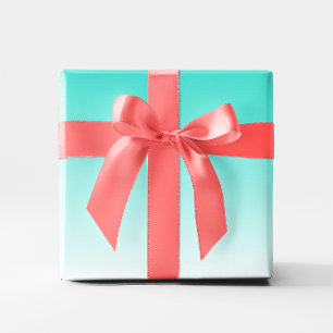 Papier Cadeau Ombre Turquoise