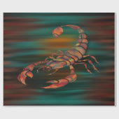 Papier Cadeau Ombres Dansantes Du Roi Scorpion (Plat)