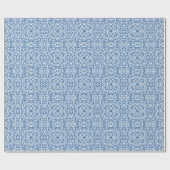 Papier Cadeau Omphalodes Floral Bleu (Plat)